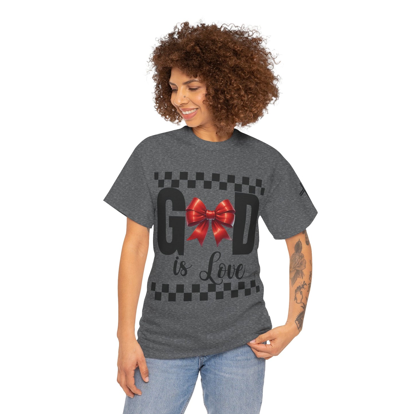 GOD is LOVE Charm Unisex Heavy Cotton Tee.