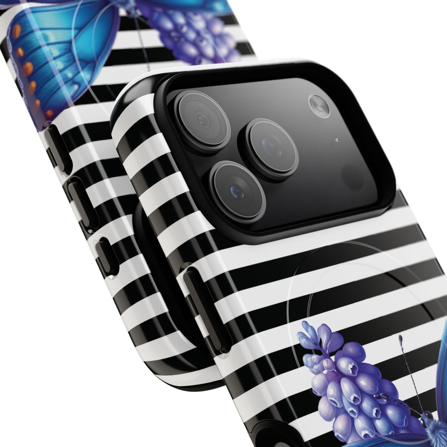 Midnight Bloom Tough iPhone Magnetic Cases - Floral, Stylish iPhone Cover, Gift for Her, Custom Mobile Case, Trendy iPhone Accessories