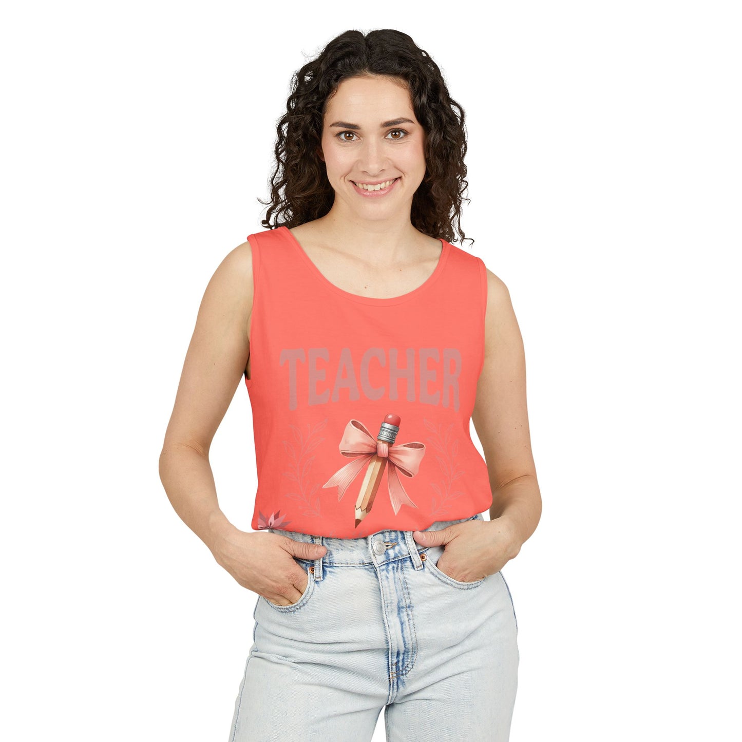 Teacher Unisex Garment-Dyed Tank Top