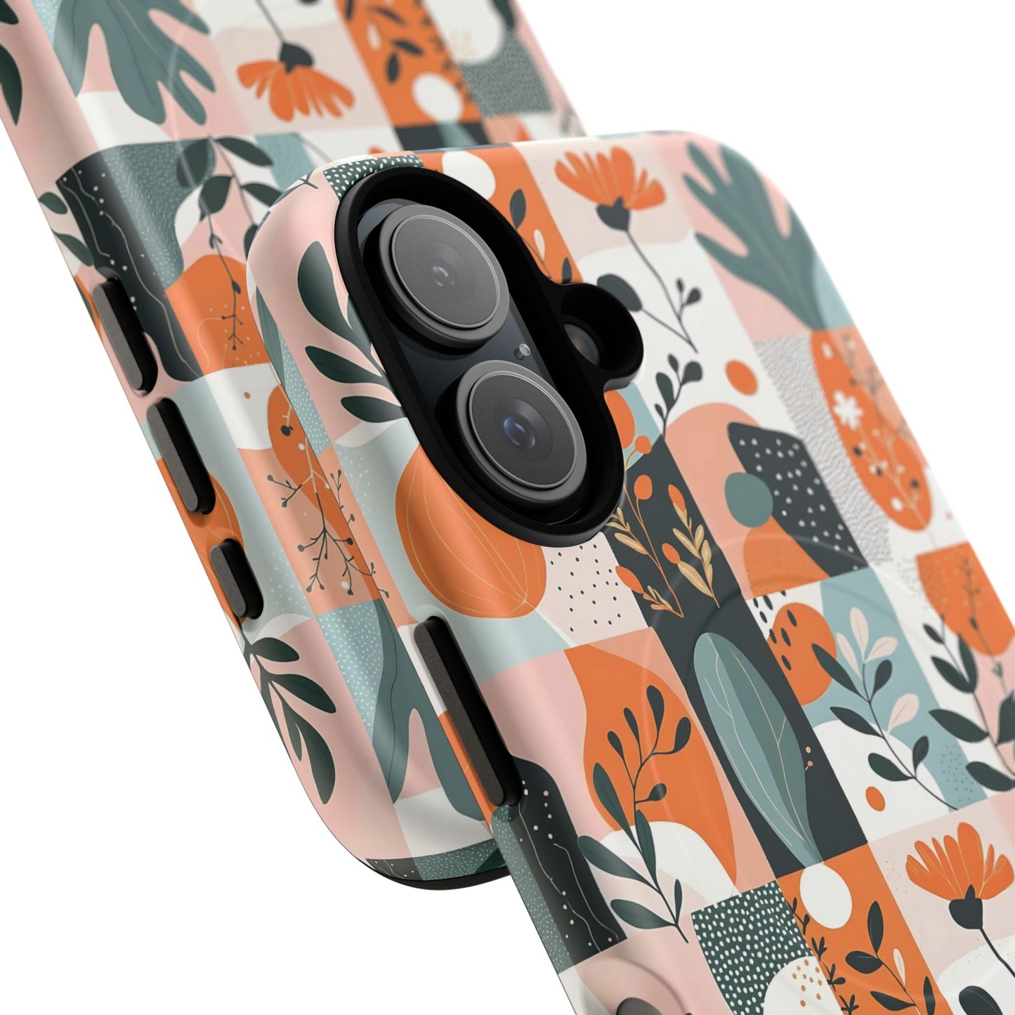Botanical Bliss Tough Magnetic Phone Case, Durable Phone Cover, Gift for Her, Stylish Tech Accessory, Fall Vibes, Trendy Mobile Case