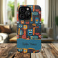 Personalized Colorful Abstract Faces Clear Impact-Resistant Case