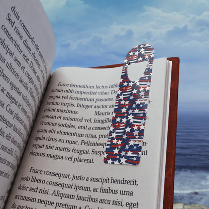 Patriotic Waves Bookmark