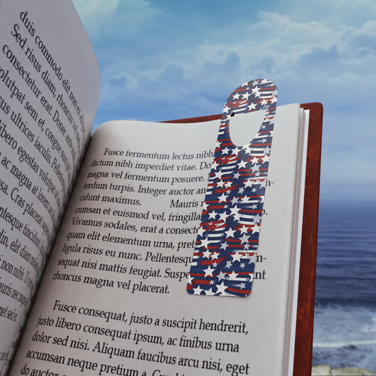 Patriotic Waves Bookmark