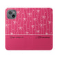 Personalized Pink Bow Coquette Flip iPhone and Samsumg Case — Custom Name or Affirmation Wallet Cover