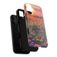 Floral Sunset Phone Case, Tough Magnetic Cases for iPhone, Nature Lover Gift, Durable Protection, Eco-Friendly Phone Accessory