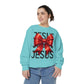 JESUS Charm Unisex Garment-Dyed Sweatshirt