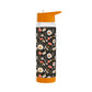 Blossom Elegance: Noir Garden Infuser Water Bottle