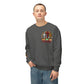 Faithful Harvest Cross Unisex Lightweight Crewneck Sweatshirt