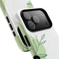 Stylish Tough iPhone Magnetic Cases with Leaf Design, iPhone Protection Cases, Greenery iPhone Covers, Eco-Friendly iPhone Accessories, Gift for Her.
