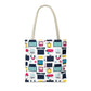 Techie Tote Bag - Stylish Personalized Tote for Students, Gift for Tech Lovers, Eco-Friendly Shopping Bag, Back to School.