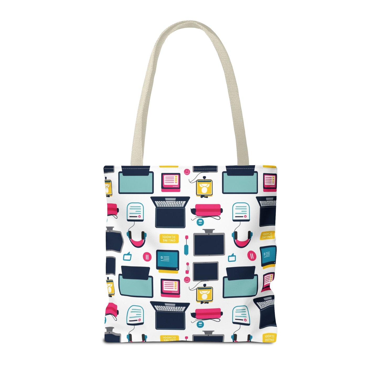 Techie Tote Bag - Stylish Personalized Tote for Students, Gift for Tech Lovers, Eco-Friendly Shopping Bag, Back to School.