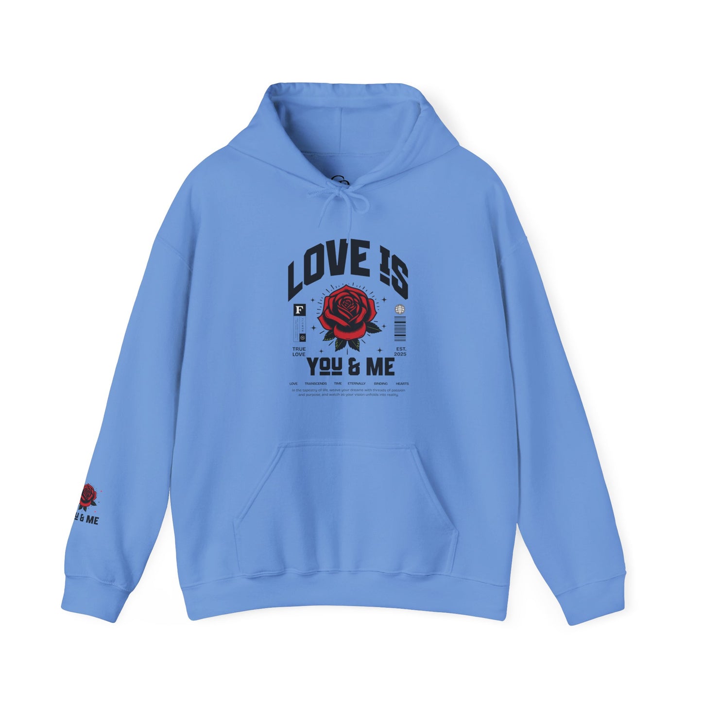 You and Me Unisex Gildan Hoodie Sweatshirt