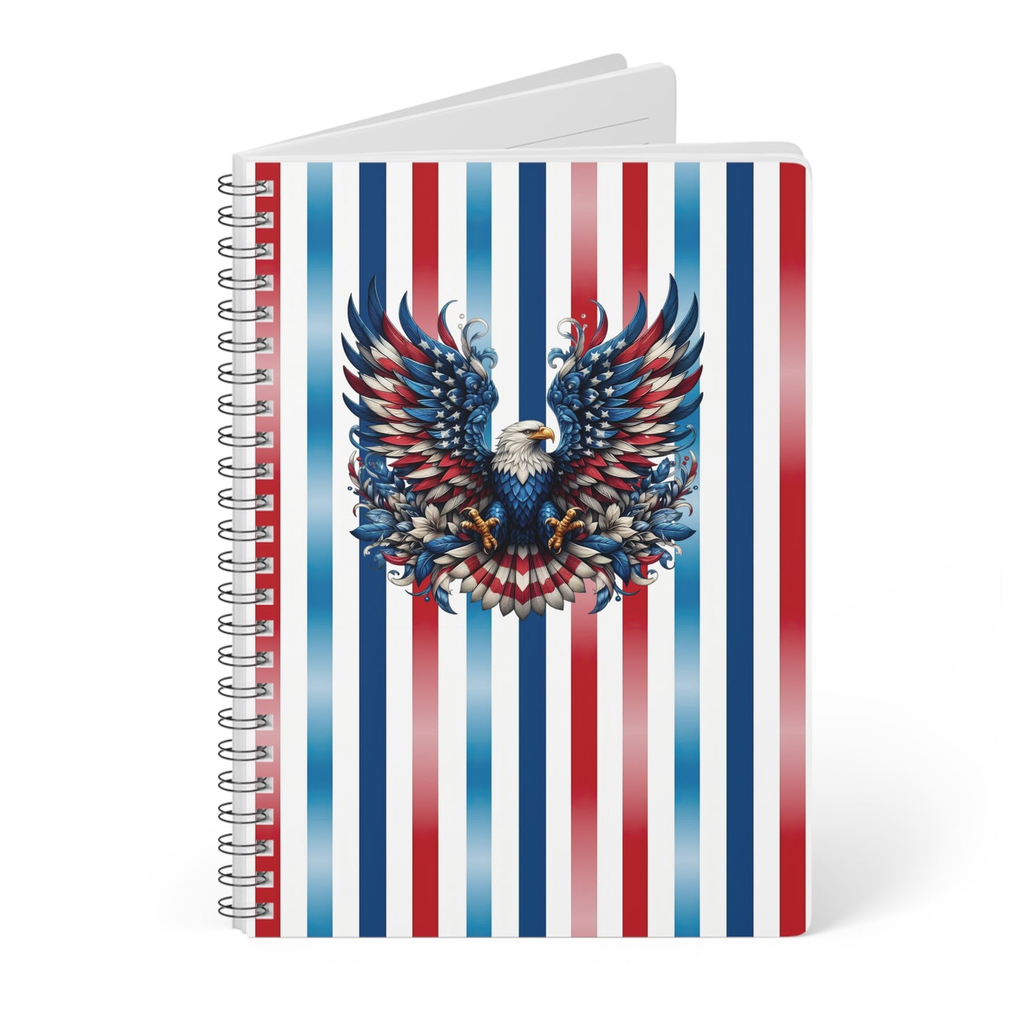 Patriotic Pride Wirobound Softcover Notebook, A5 (PY)