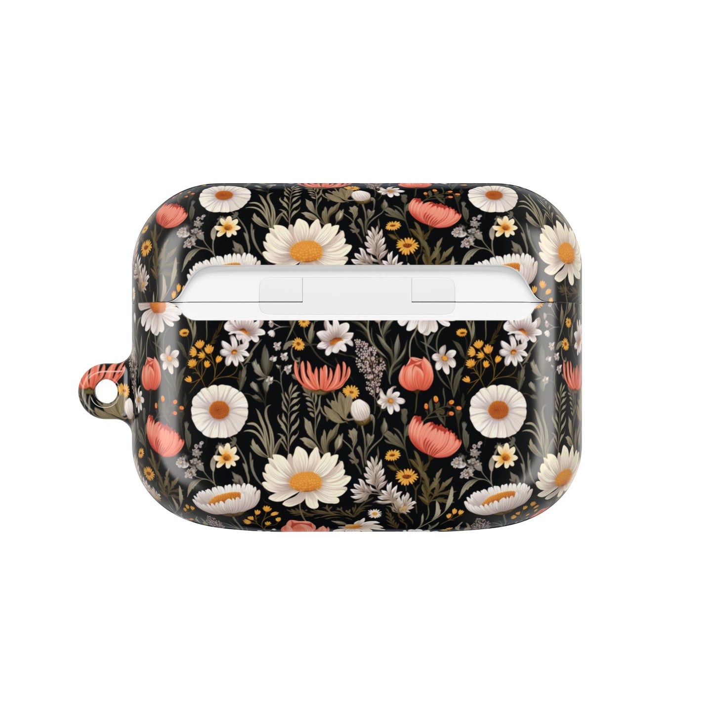 Blossom Elegance: Noir Garden AirPod Case - Chic Floral Design for Nature Lovers- Airpods Pro Gen 1 and 2, Gen 1 to 4.