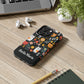 Personalized Whimsical Feline Garden Tough Phone Case — Custom Name iPhone & Samsung