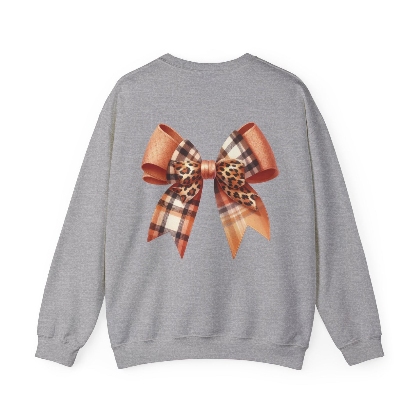 Autumn Highland Cow Charm Unisex Heavy Blend™ Crewneck Sweatshirt