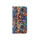 Psychedelic Visions Vibrant Art Flip iPhone and Samsung Phone Case - Colorful Faces Design for Phone Protection