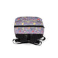Personalized Purple Doodle Daydream Composition Book Inspired Colorful Kids' Backpack, School Bag, Fun Pattern Backpack, Cute Child's Rucksack, Composition Backpack, Unique School Supplies