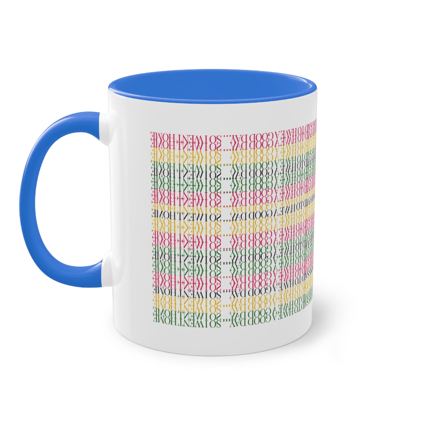 Two Tone Funny Hidden Message Mug - “My Boss said to have a good day… so I went home.”- Viral Optical Illusion Mug - Secret Sarcastic Work Message - Dishwasher Safe, Unique Gifts for Coffee Lovers, Home & Office Decor, Holiday Present.