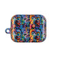 Psychedelic Visions Colorful Artistic AirPod Case - Unique Design for Music Lovers