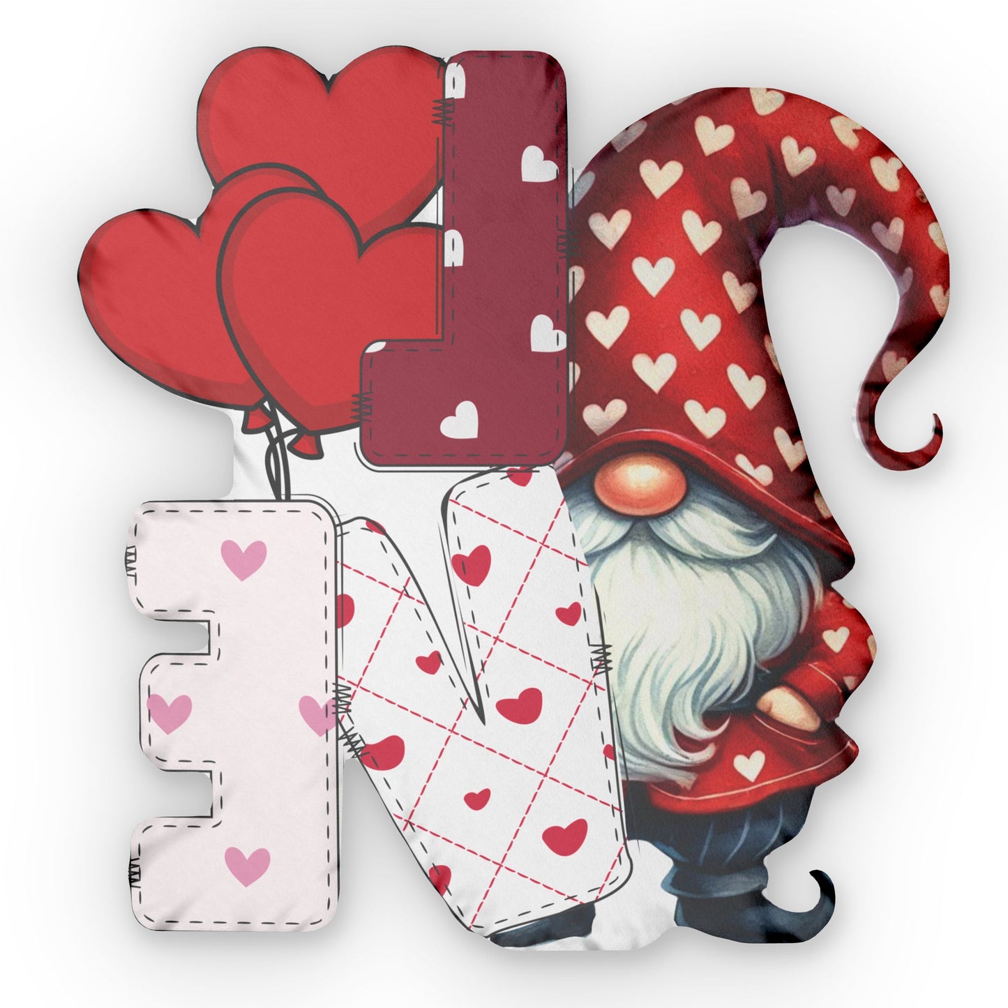 Custom I GNOME YOU Shaped Pillows