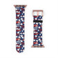 Patriotic Waves - Red, White & Blue Stars | USA Flag Design