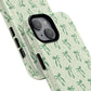 Elegant Ribbon iPhone Case, Stylish Magnetic iPhone Case, Chic iPhone Cover, Green Bow Design, Gift for Her, Everyday Essential, Coquette iPhone Case