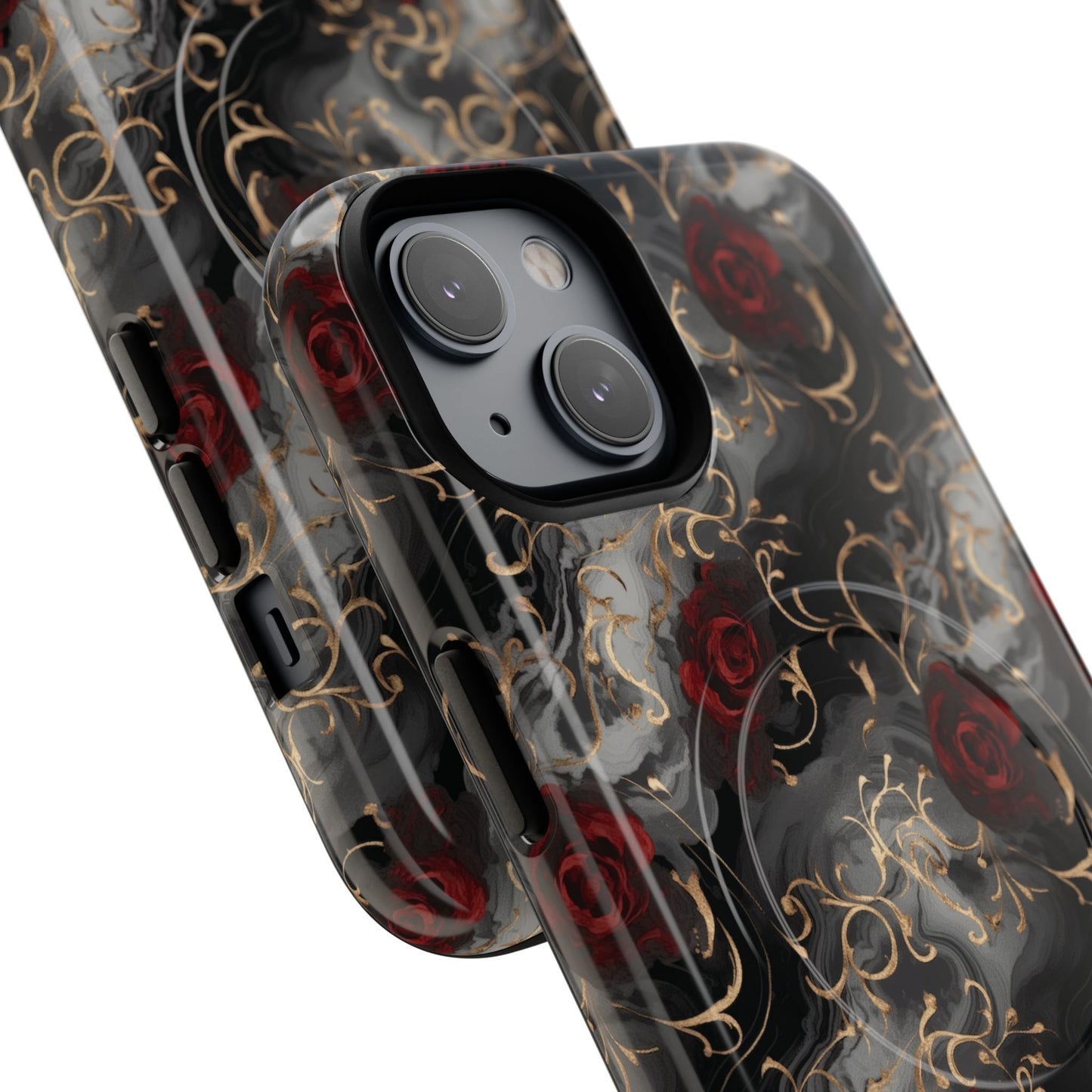 Elegant Floral Tough iPhone Magnetic Cases, iPhone Protection, Unique iPhone Covers, Stylish Mobile Accessories, Gift for Her