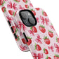 Strawberry Blush Coquette Magnetic Tough iPhone Cases - Funky Fruit Cases, Floral iPhone Cover, Trendy Gifts, iPhone Accessories, Strawberry Lover