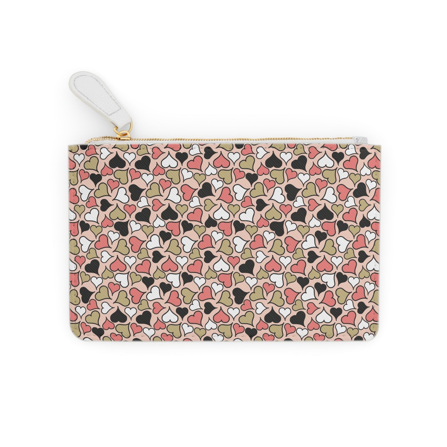Heart Pattern Mini Clutch Bag - Chic Accessory for Everyday & Special Occasions