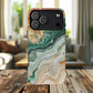 Stylish Tough Acrylic Magnetic iPhone Cases for Everyday Protection, Marble Design, Unique Gifts for Tech Lovers, Holiday Essentials