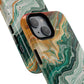 Stylish Tough Acrylic Magnetic iPhone Cases for Everyday Protection, Marble Design, Unique Gifts for Tech Lovers, Holiday Essentials
