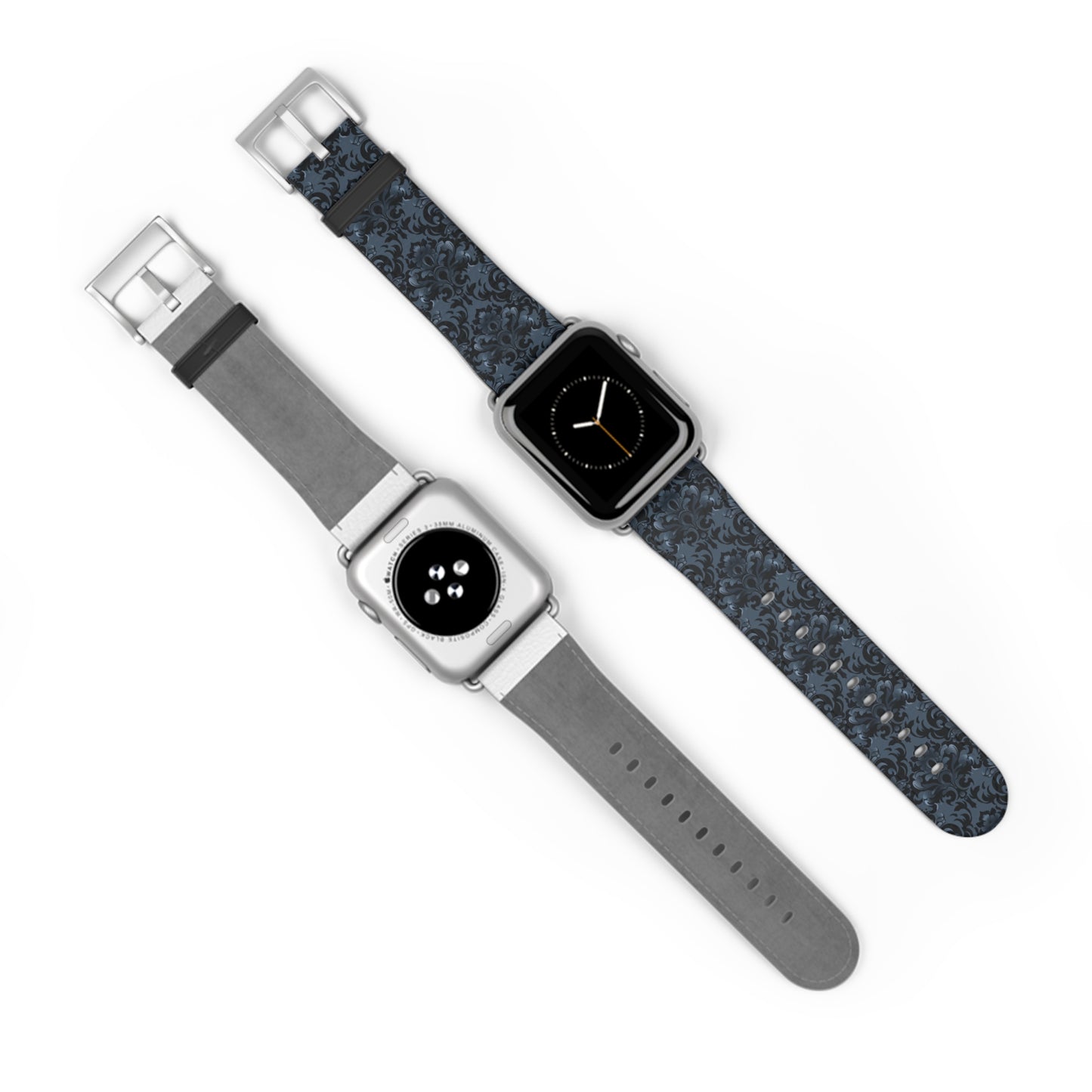 Opulent Dusk Elegant Floral Watch Band - Stylish Accessory for Daily Wear.