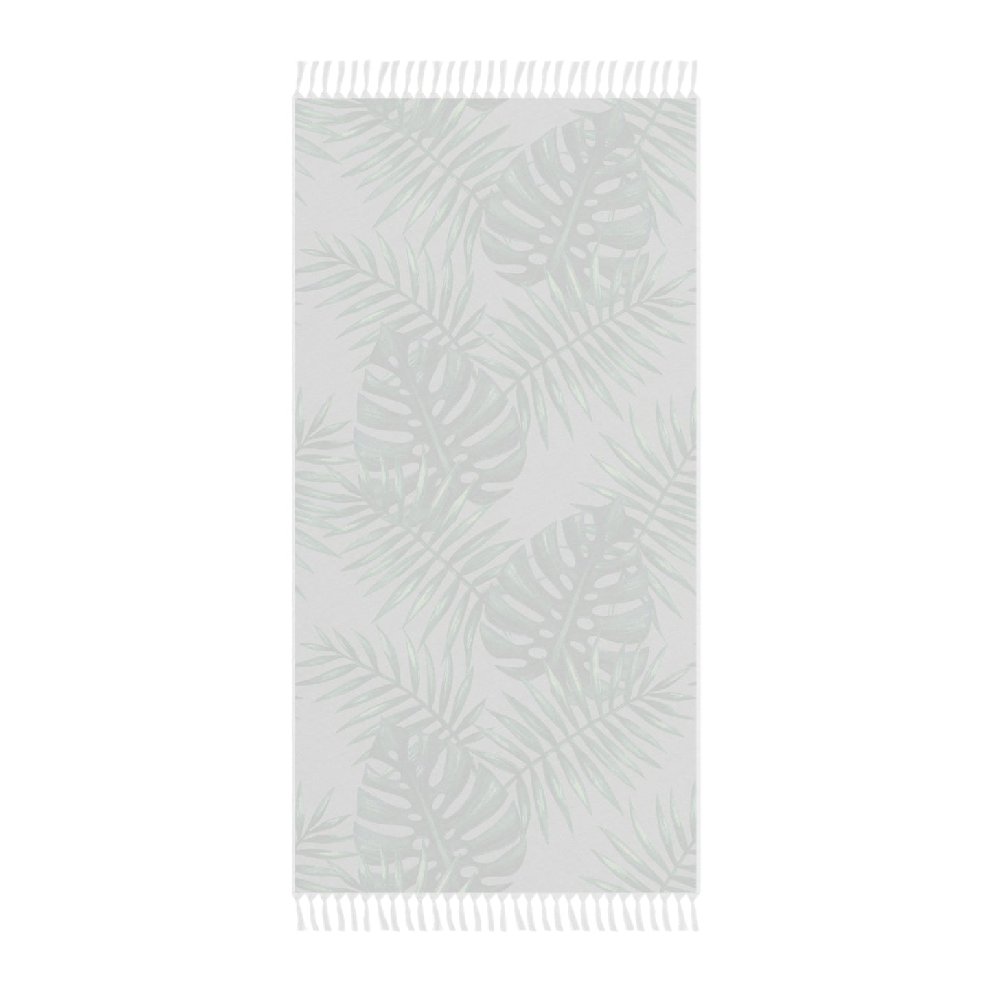 Tropical Boho Vibes Grey Beach Cloth/Towel