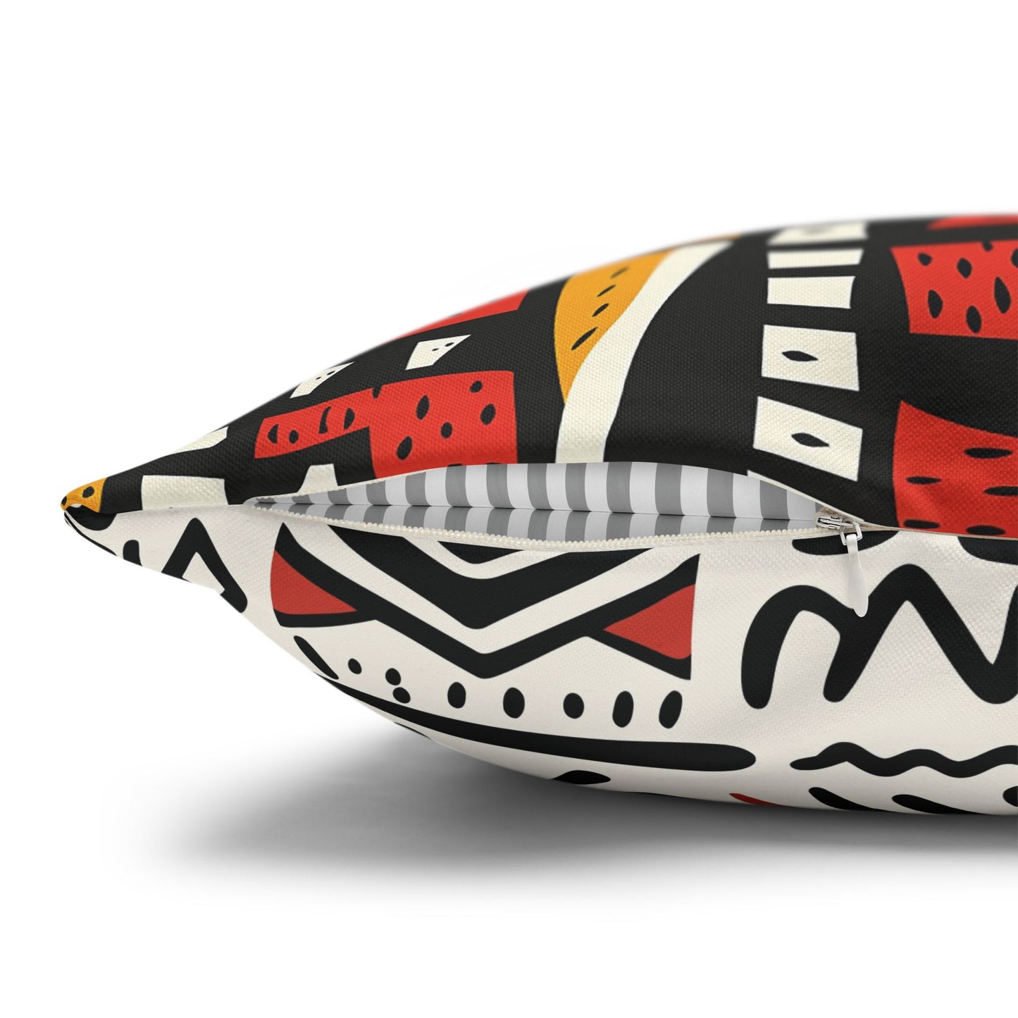 Tribal Harmony Square Poly Canvas Pillowcase