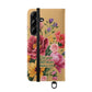 Floral Scripture Flip Case — "Let Your Light Shine" Wallet Phone Cover (Matthew 5:16)