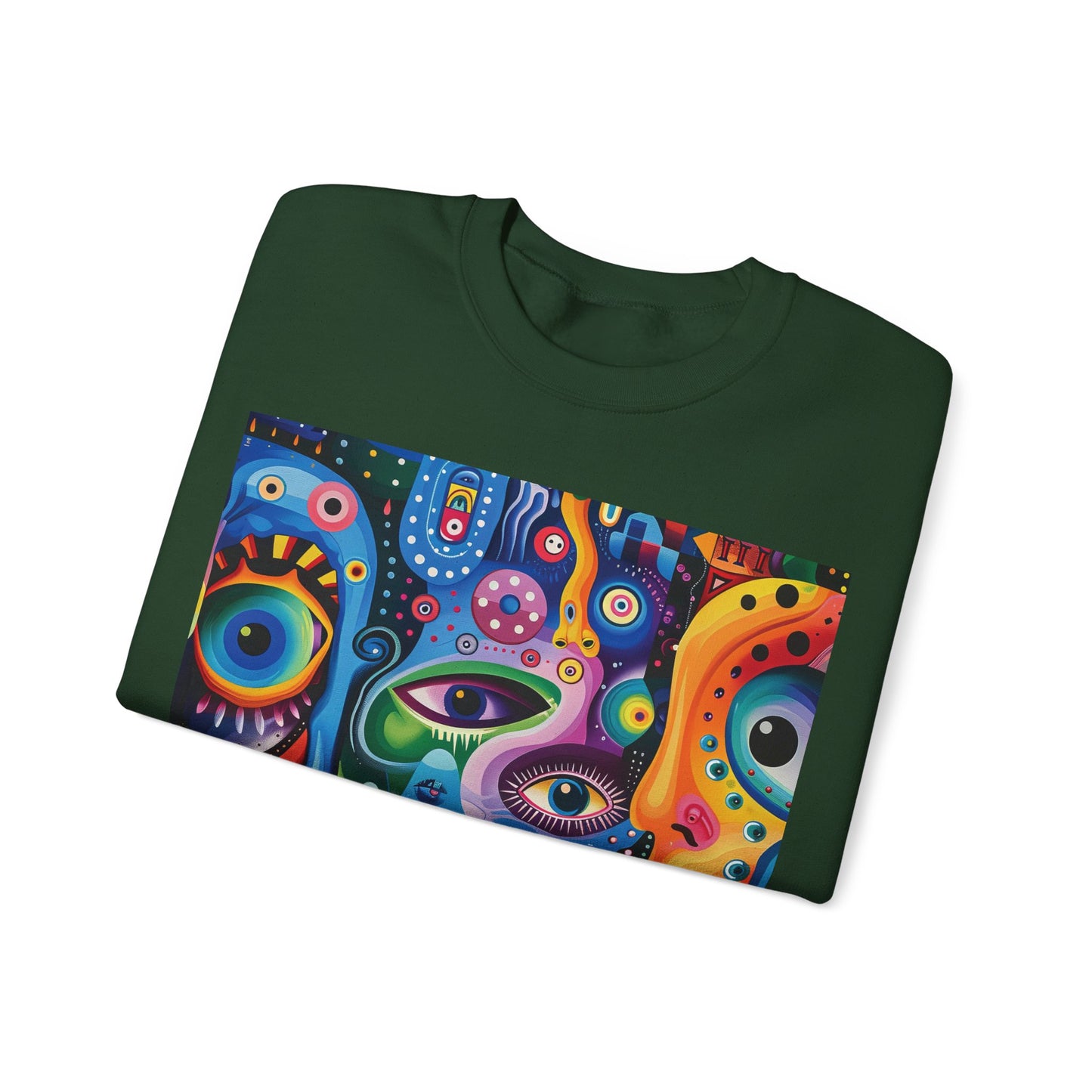 Psychedelic Visions Unisex Heavy Blend™ Crewneck Sweatshirt