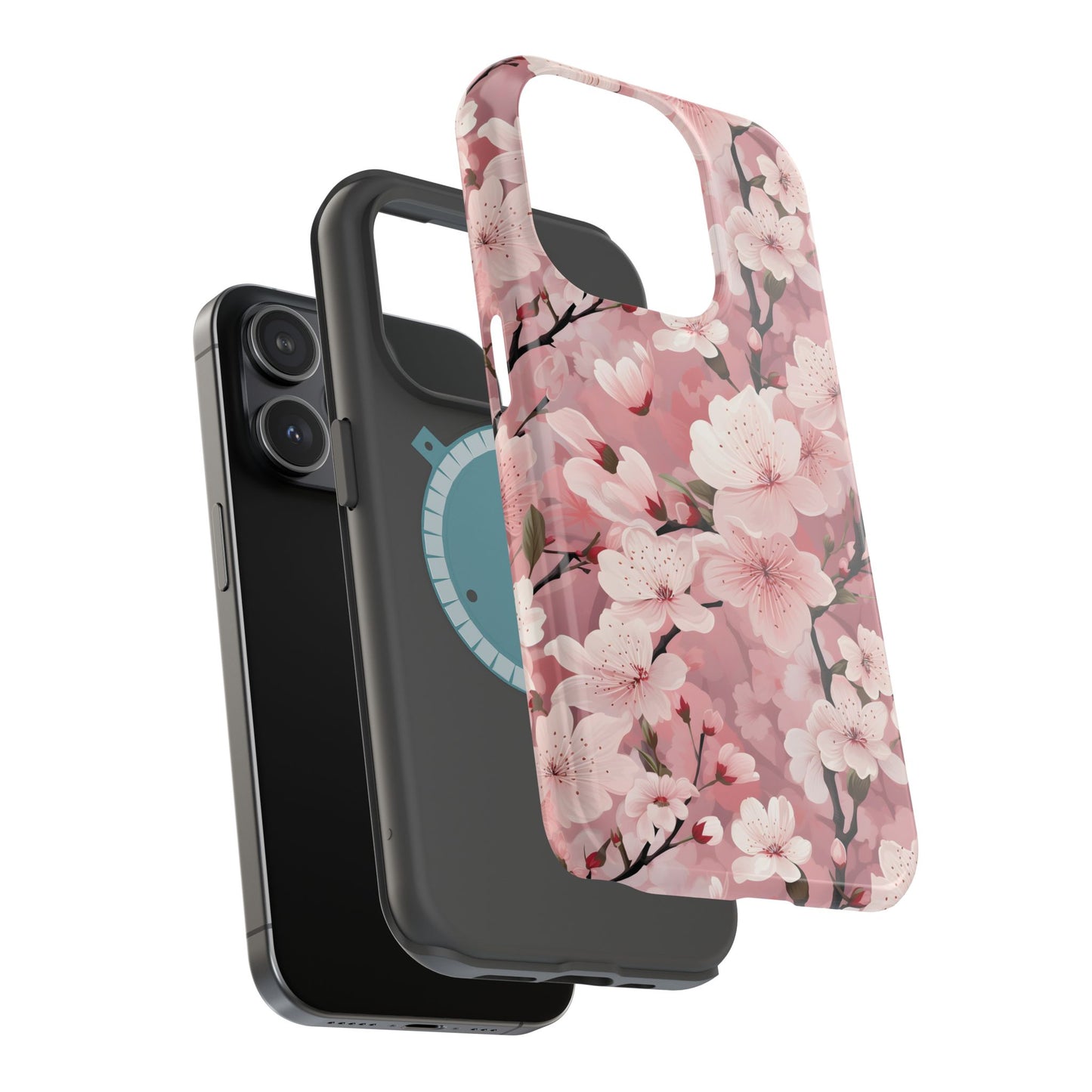 Cherry Blossom Magnetic Tough iPhone Cases