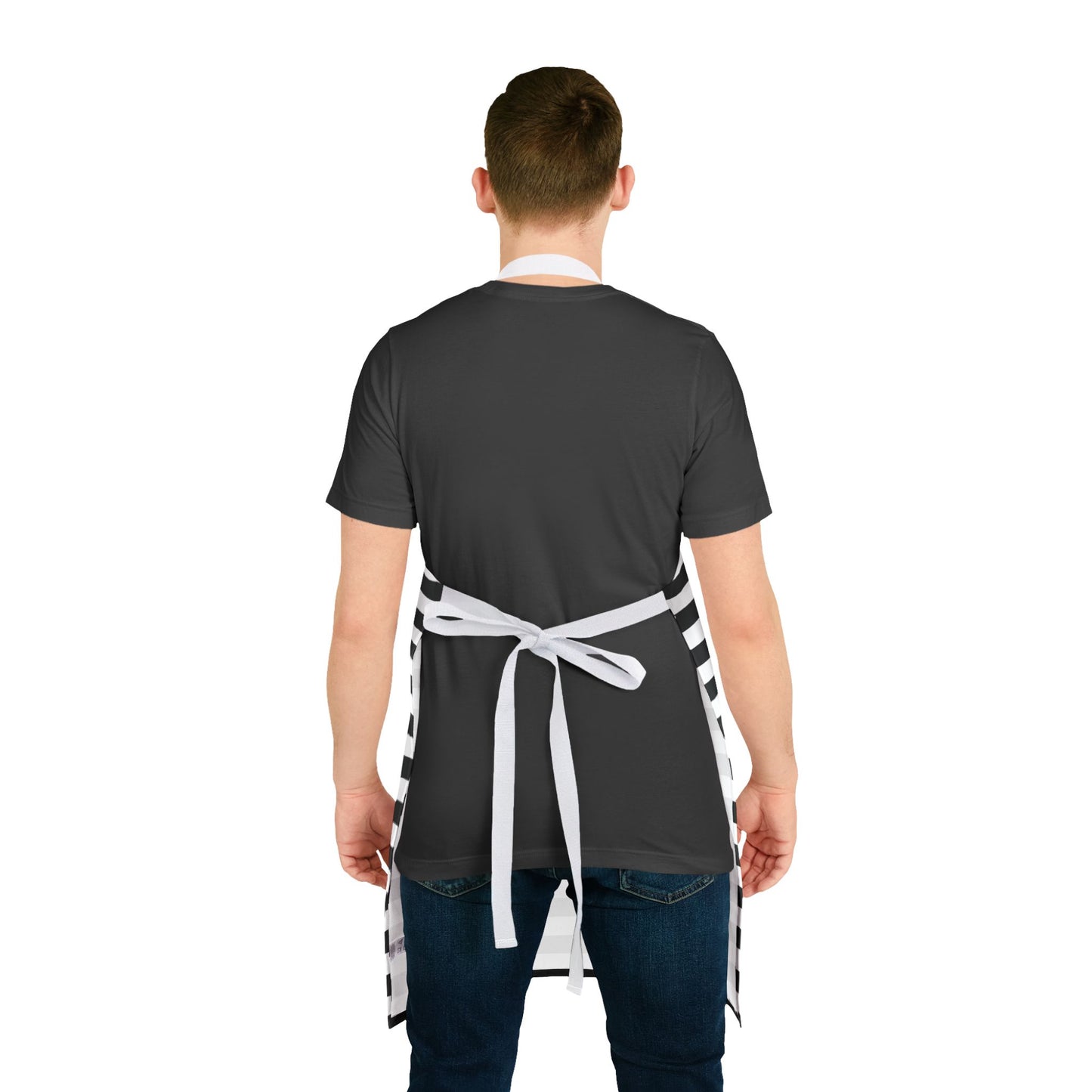 Striped Love You Chef's Apron