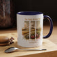 Inspirational Accent Coffee Mug - 'True Story, He’s Not Here!' - Perfect for Faith Lovers & Gift Ideas