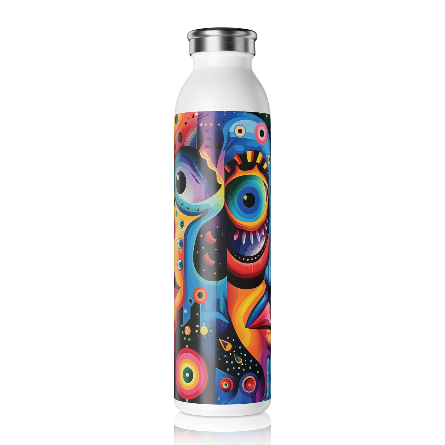 Psychedelic Visions Slim Water Bottle