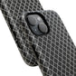 Noir Mosaic Tough iPhone Magnetic Case, Geometric Patterned Case, Durable iPhone Cover, Unique Tech Accessories, Perfect Gift for Him/Her
