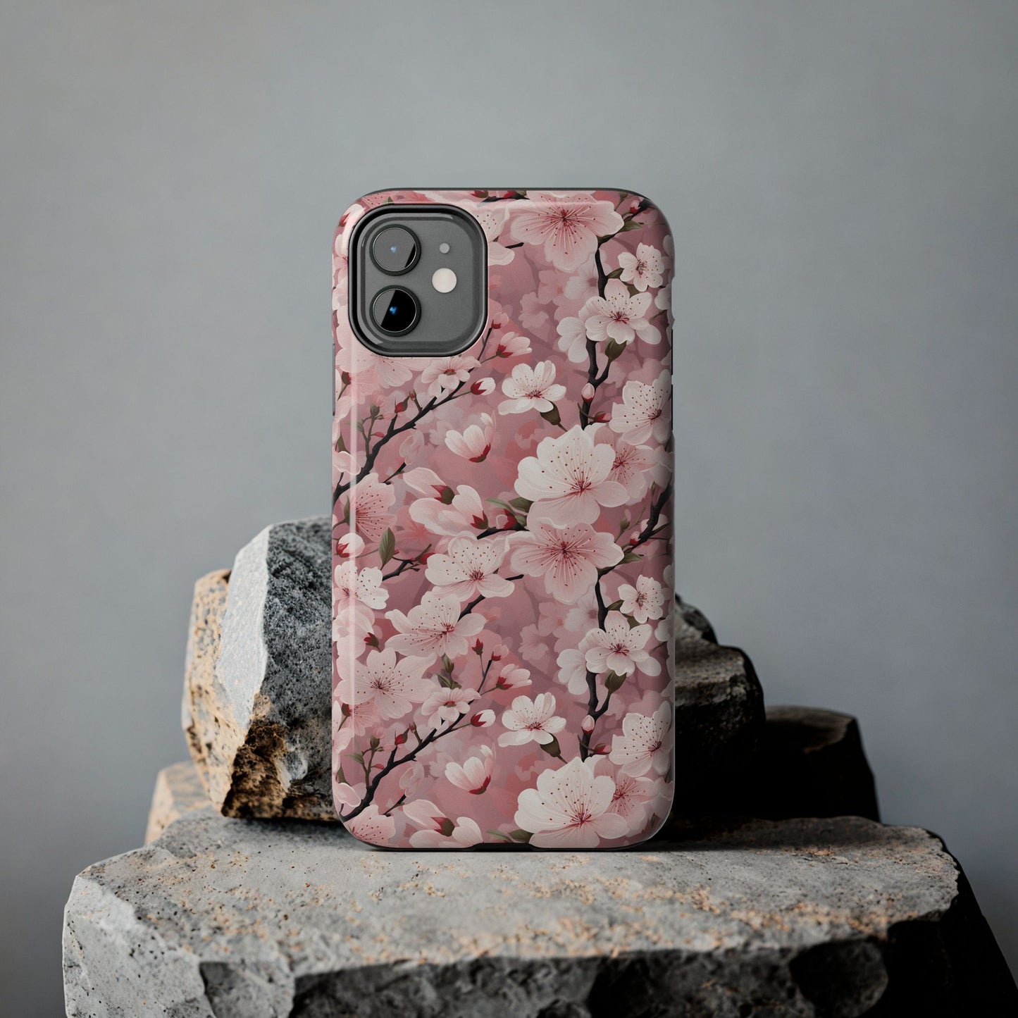 Cherry Blossom iPhone and Samsung Tough Phone Cases