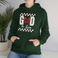 GOD is LOVE Unisex Heavy Blend™ Gildan Hooded Sweatshirt.