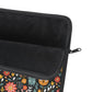 Whimsical Feline Garden Laptop Sleeve