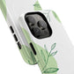 Stylish Tough iPhone Magnetic Cases with Leaf Design, iPhone Protection Cases, Greenery iPhone Covers, Eco-Friendly iPhone Accessories, Gift for Her.