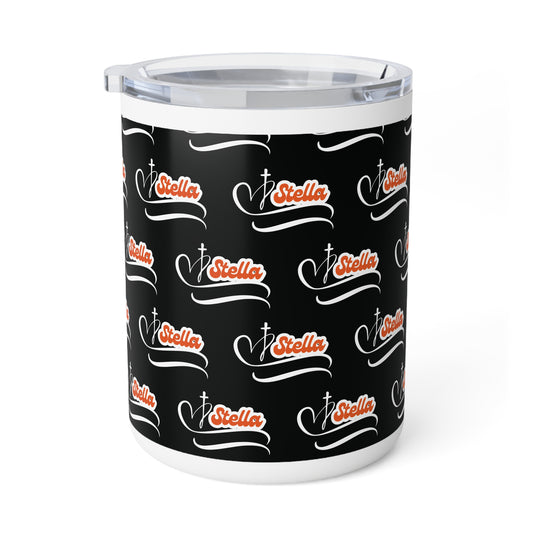 Personalized 10oz Insulated Coffee Mug - Personalized Heart & Anchor Gift