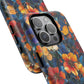 Cathedral Petals Tough Magnetic iPhone Case, Durable, Stylish, Unique Floral Design, Gifts for Her, Birthday, Everyday Use, Stained Glass iPhone Case.
