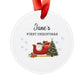 Personalized Name First Christmas' Acrylic Ornament — Baby's First Christmas Keepsake
