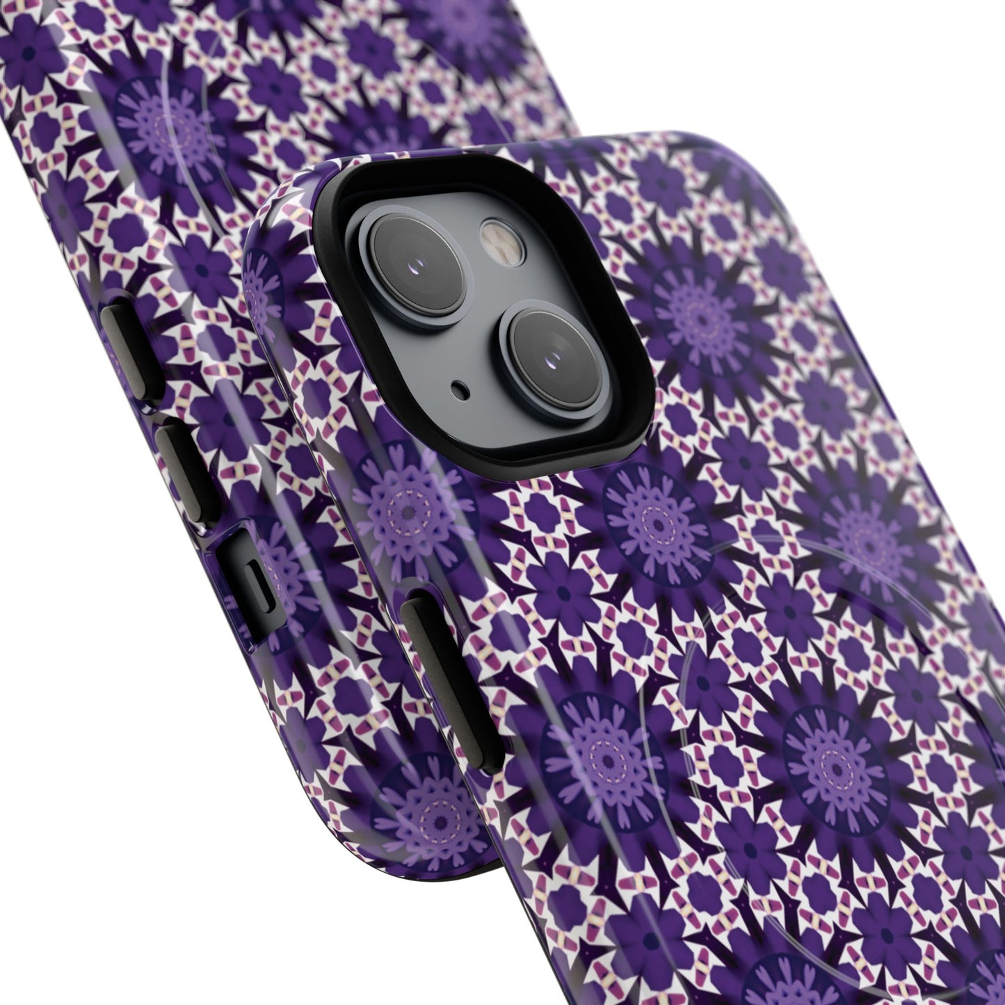 Twilight Petal Mirage Magnetic iPhone Cases, Unique Floral Designs, Tough Protection, Gift for Her, iPhone Accessories, Custom Cases